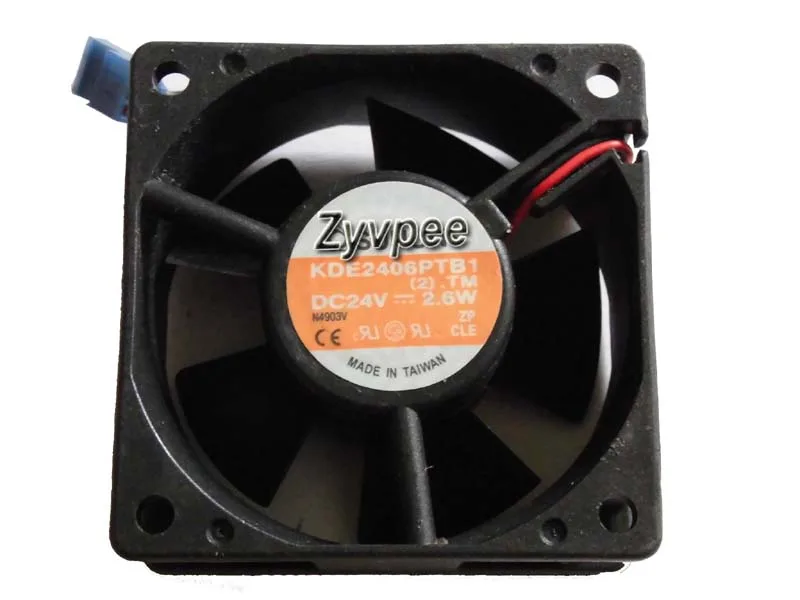 Zyvpee Zyvpee KD2406PTB1 60×25 mm 24 V 2.6 W 2-pin ball-bearing case fan — product photo