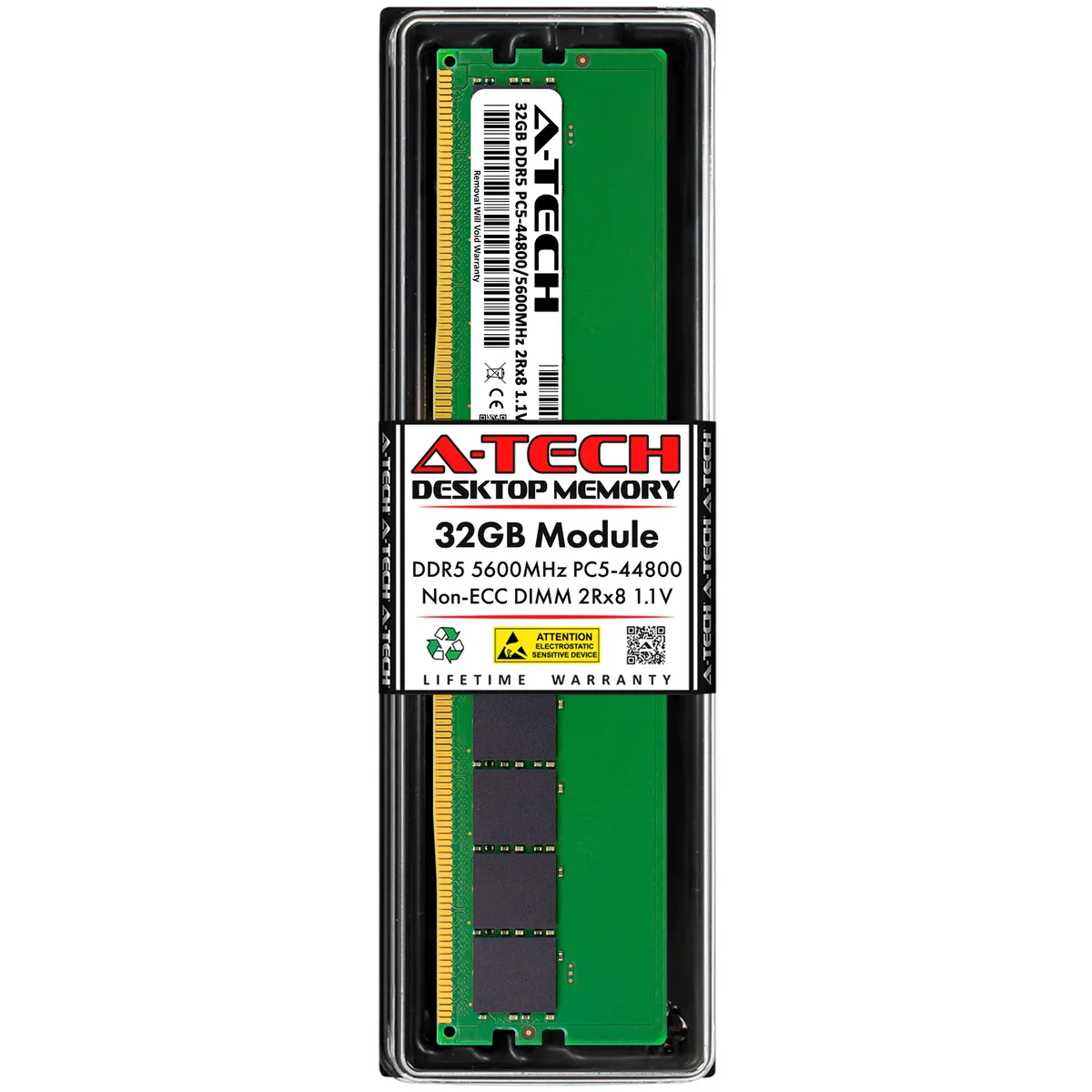 A-Tech A-Tech 32GB DDR5 5600 Desktop RAM Hynix HMCG88AGBUA081N 2Rx8 — product photo