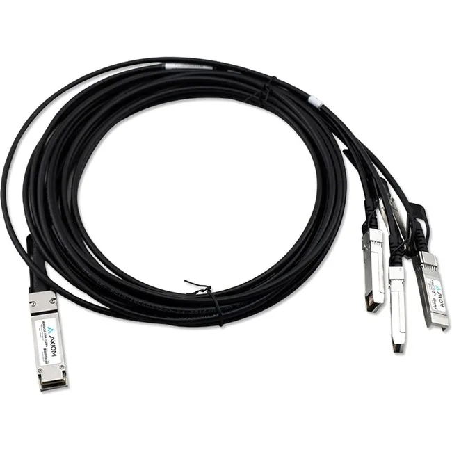 Axiom Axiom AA1404041-E6-AX 40G QSFP+ to 4×10G SFP+ DAC 10m — product photo