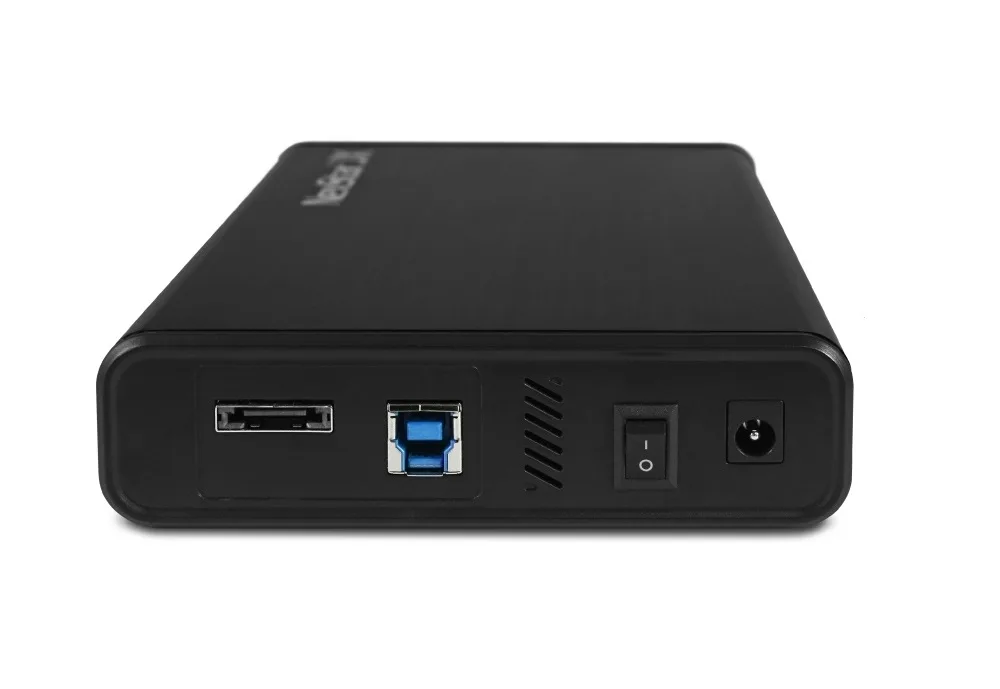 Vantec Vantec NST-358SU3-BK JX 3.5" 2.5" SATA III drive enclosure USB 3.2 Gen1x1 eSATA — product photo