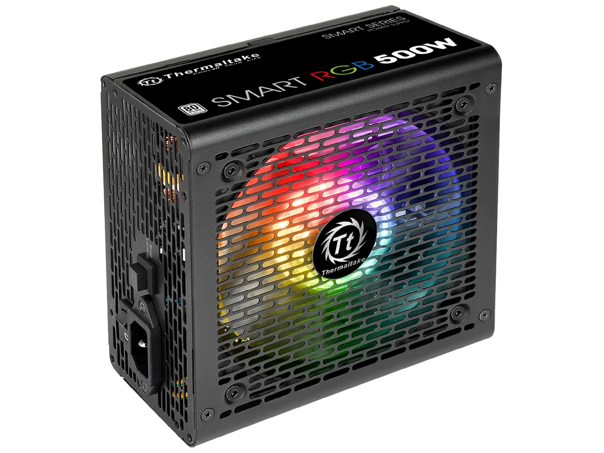 Thermaltake Thermaltake Smart RGB Series 500W PSU PS-SPR-0500NHFAWU-1 — product photo
