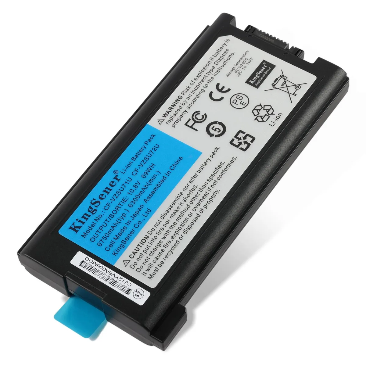 KingSener KingSener CF-VZSU71U laptop battery 69WH 10.8V for Panasonic Toughbook CF-30 CF-31 CF-53 — product photo