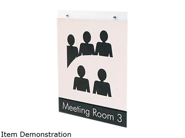 deflect-o deflect-o 68201 Classic Image Single-Sided Wall Sign Holder 11 — product photo