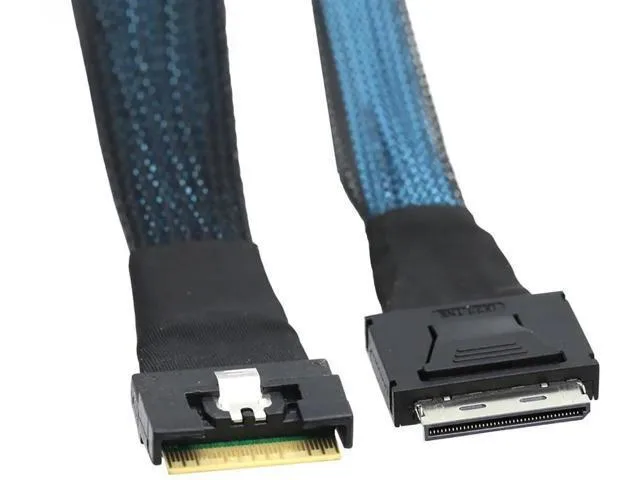 Fervit Fervit SlimSAS SFF8654 8i to OCuLink SFF8611 8i Internal Server Cable .5m — product photo