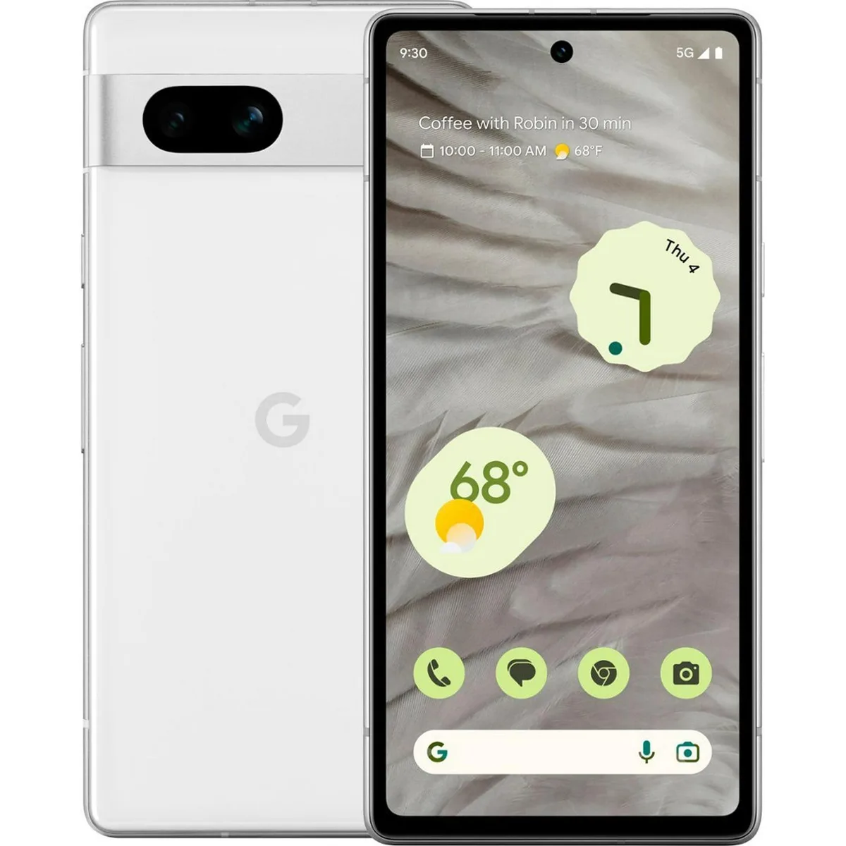 Google Google Pixel 7a 128GB Snow Unlocked Cell Phone — product photo