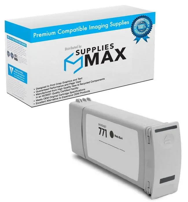 SuppliesMax SuppliesMax HP B6Y15A Matte Black Inkjet Cartridge 775 ML — product photo