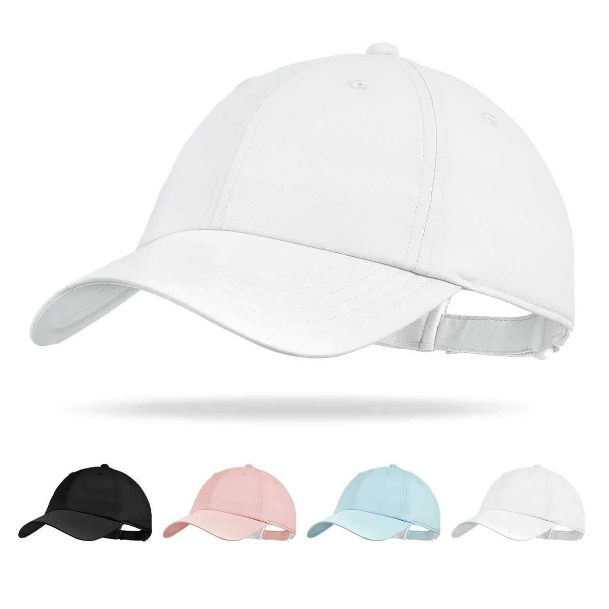 Sukeen Kids Sports Baseball Cap UPF 50+ Water Resistant White — product photo