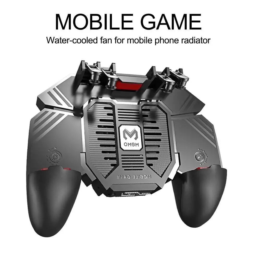 Hetai Tech Hetai Tech 6-Finger Game Controller Dual Fans 4000mAh Black — product photo