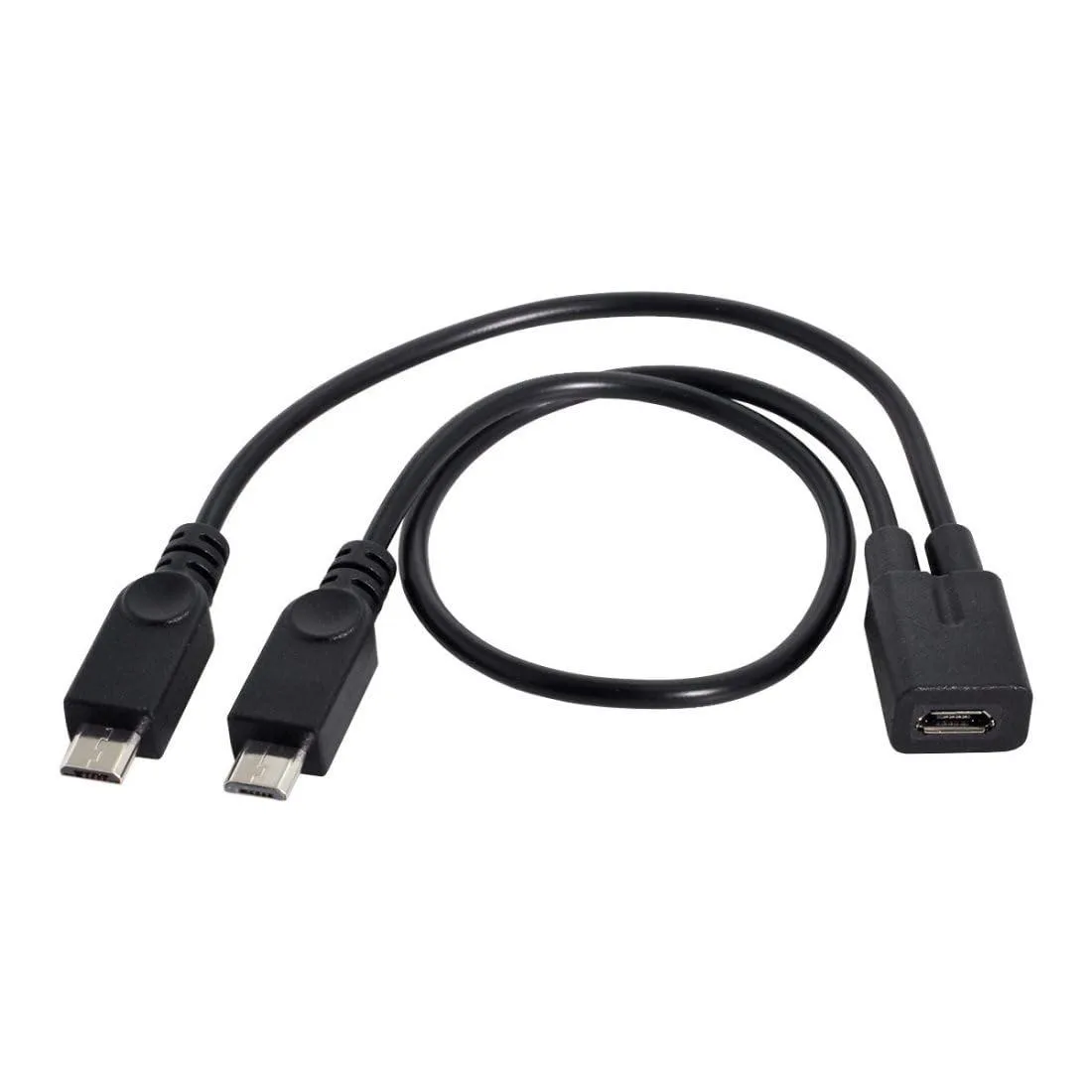 LORDWORLD LORDWORLD Micro USB Y Splitter Cable 20.5 cm AWG 32 — product photo