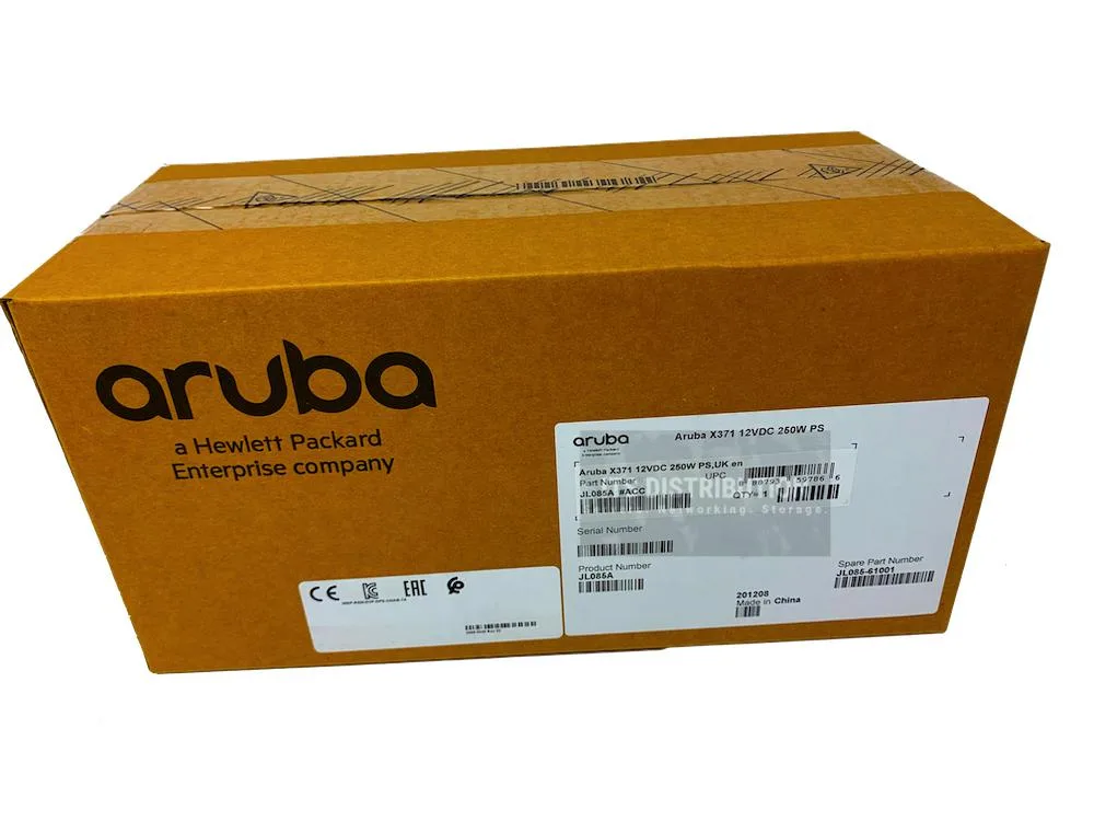 HPE HPE Aruba X371 250W 12V DC 100-240V AC Power Supply JL085A — product photo