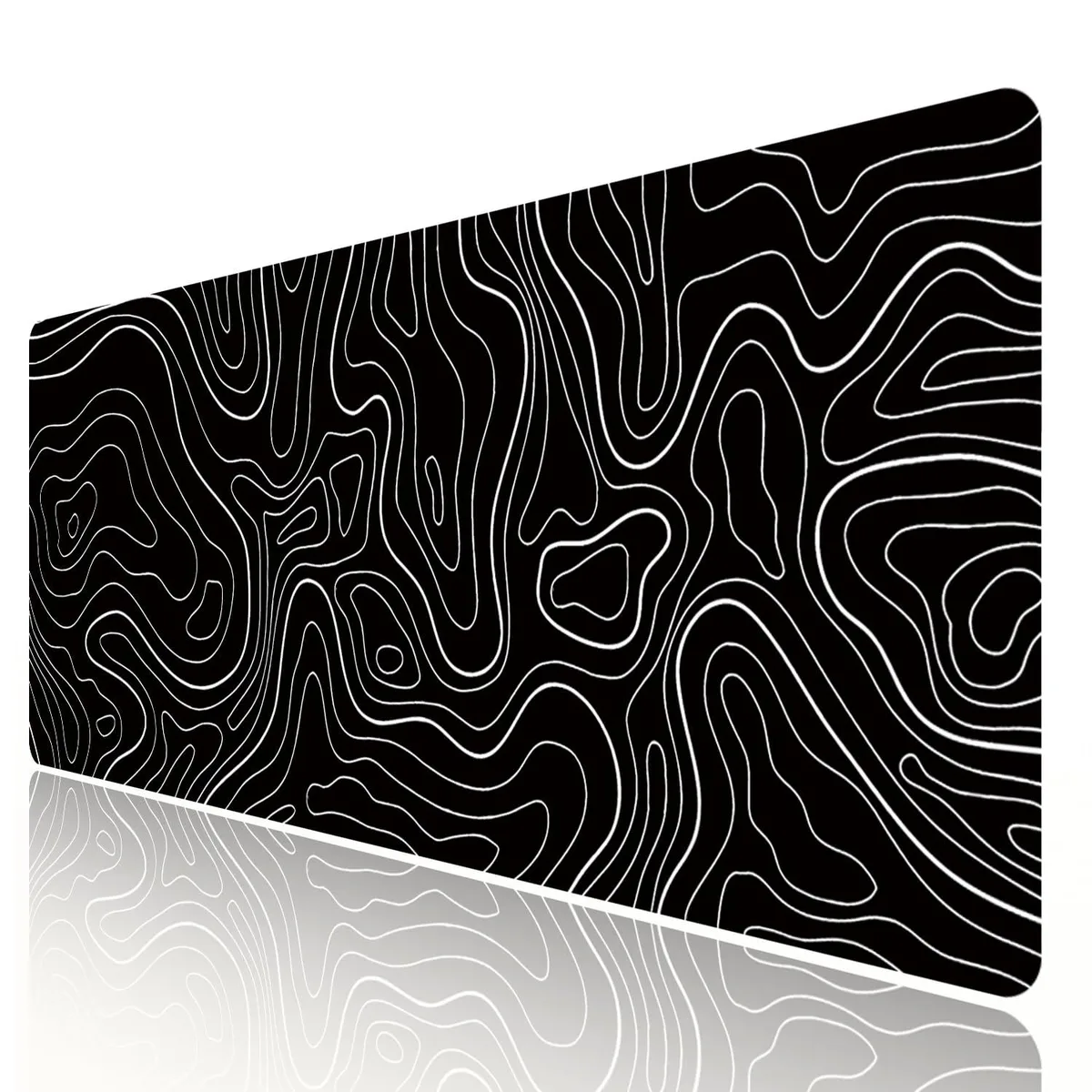  HGWALP MP8030-TOPOBK mouse pad 31.5 x 11.8 in black topo — product photo