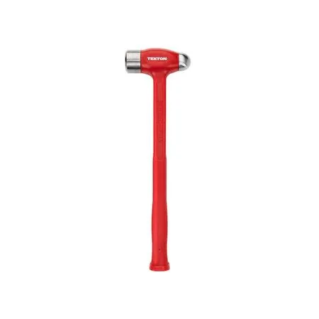 TEKTON 50 oz ball peen dead blow hammer, long handle, polyurethane jacketed steel head
