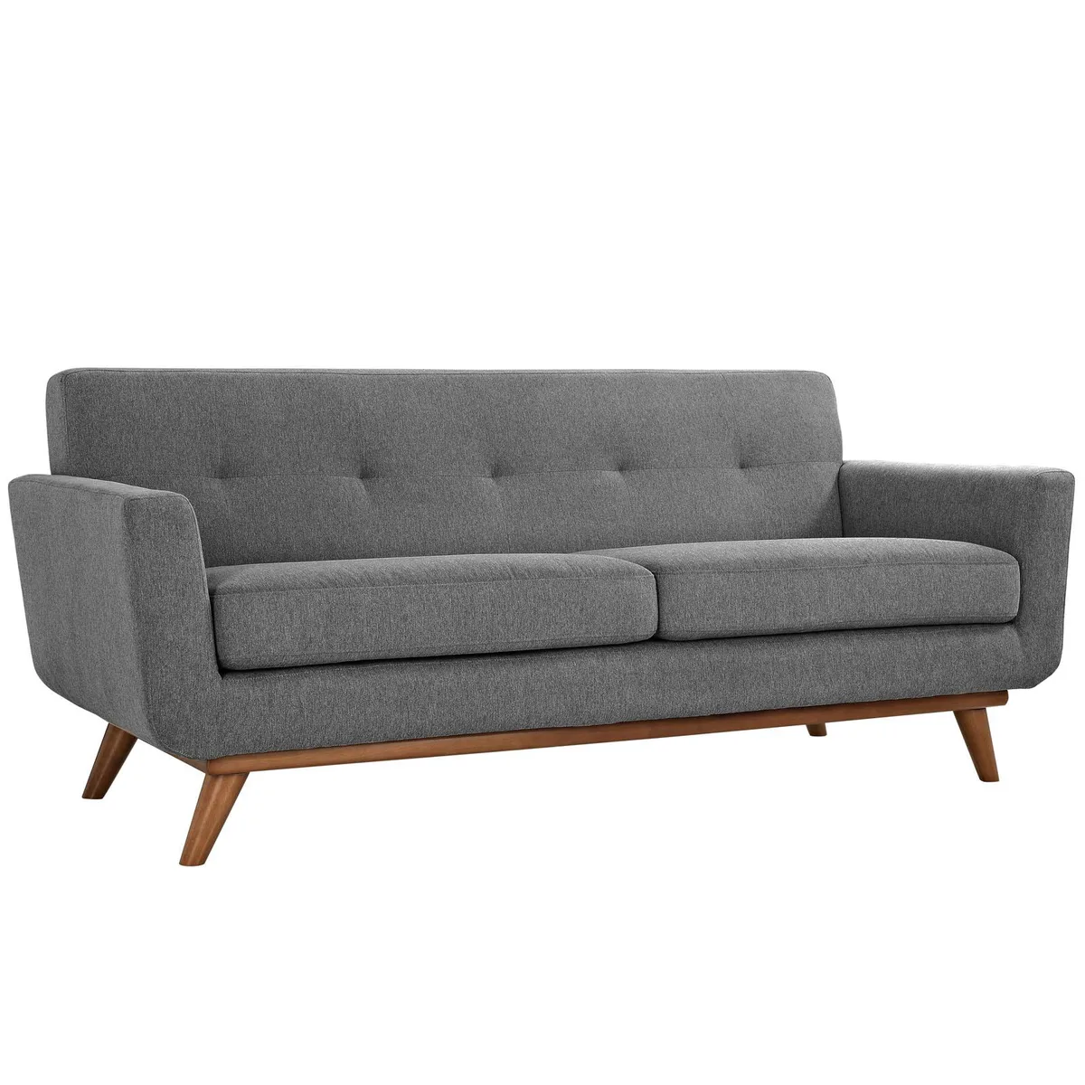 Modway Furniture Modway Furniture Engage Loveseat Expectation Gray decorative shelving — product photo