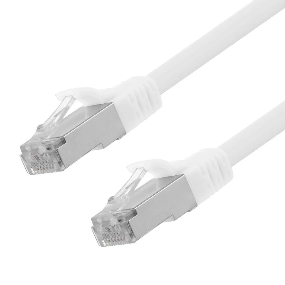 NavePoint NavePoint CAT6A S/FTP 26AWG 1 Ft 5 pack White — product photo