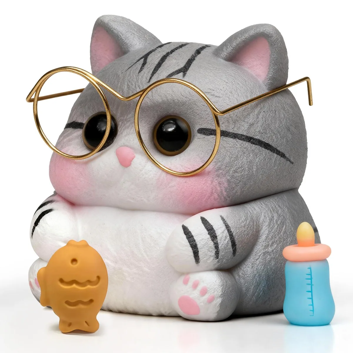  Cat Squishy Toy, Soft TPR Stress Relief Sensory Squeeze Toy — product photo