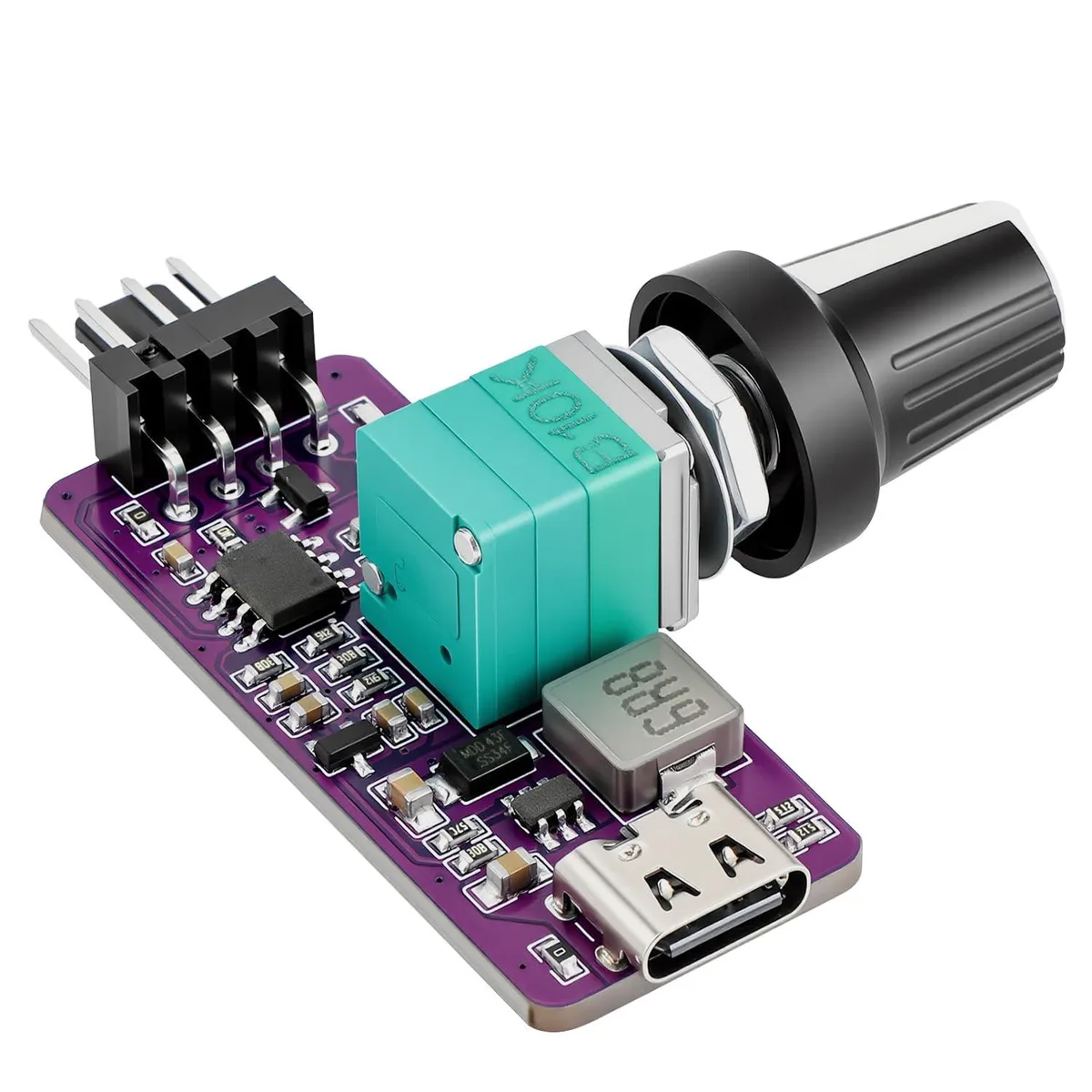 LORDWORLD LORDWORLD USB-C 5V to 12V 4-Pin PWM Fan Controller 8W — product photo