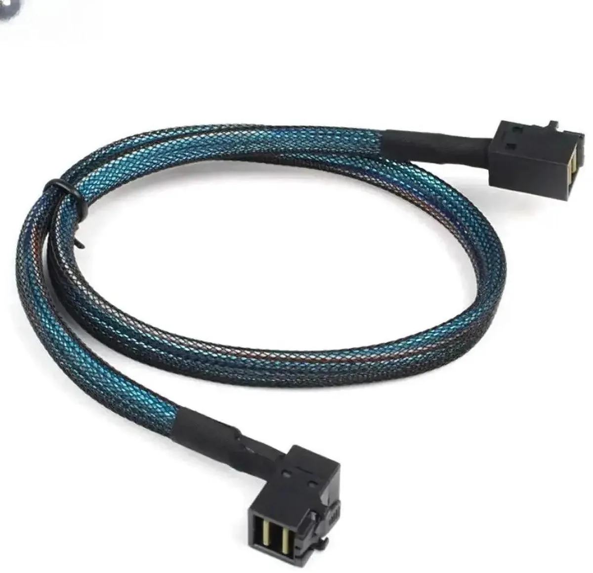 SMUGDESK SMUGDESK Mini SAS HD SFF8643 to 90° Right-Angle SFF8643 SAS Cable — product photo