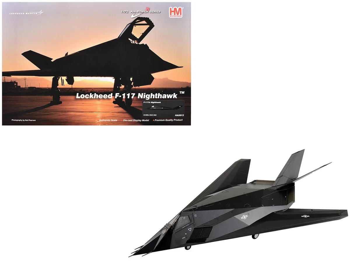 Hobby Master Hobby Master Lockheed F-117A Nighthawk "84-0809" 1/72 Diecast Hobby Collectible — product photo