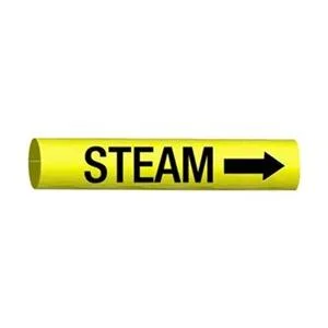 Brady Brady 4129-D Steam Pipe Marker Yellow 4-6 In — product photo