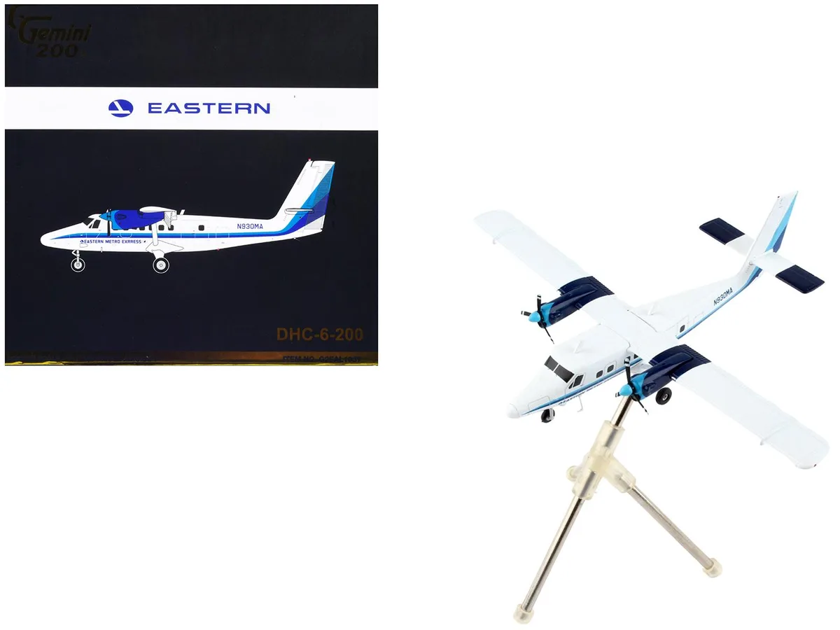 GeminiJets GeminiJets De Havilland DHC-6-200 Eastern Air Lines 1/200 Diecast Model — product photo