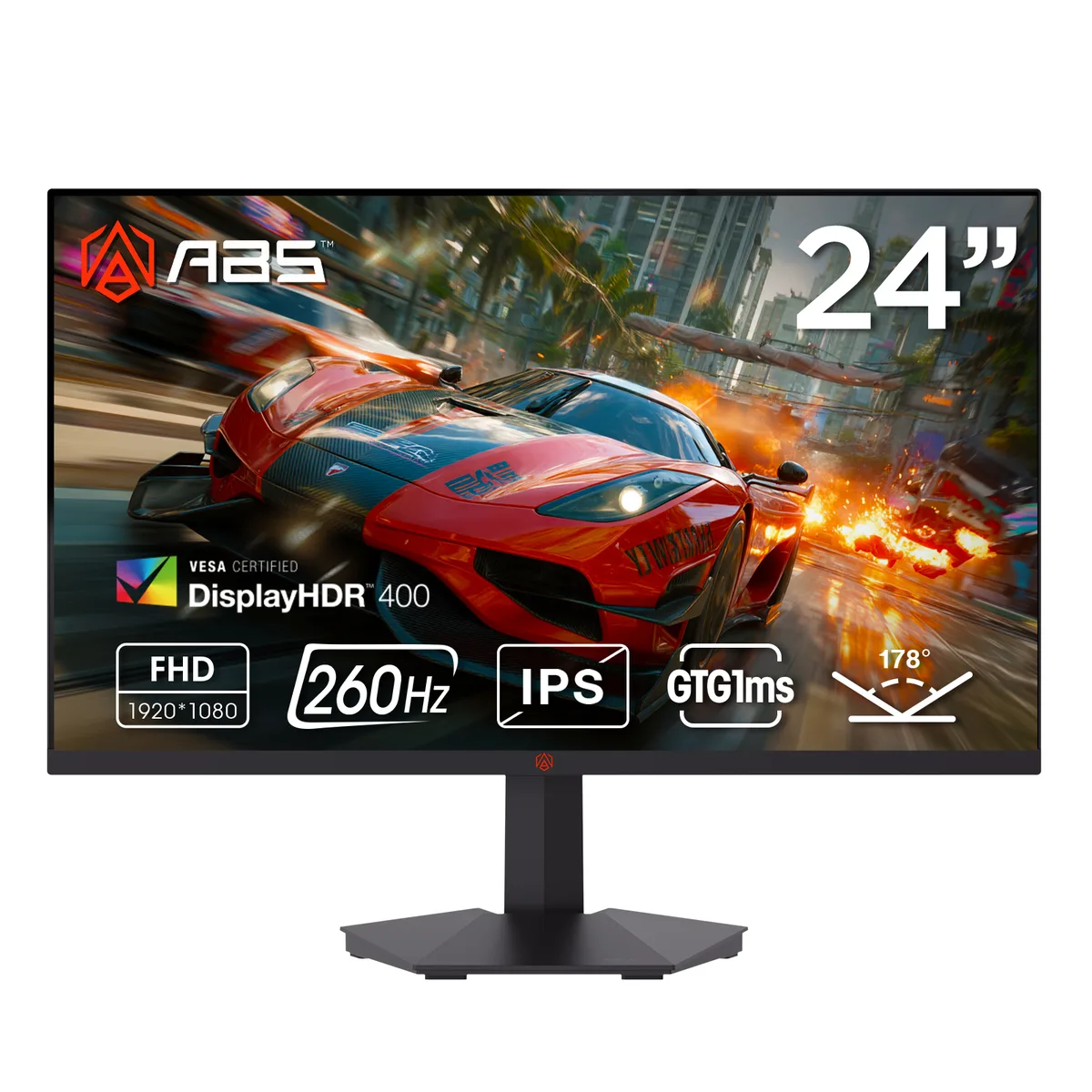 ABS ABS GF241NE 23.8" 1080p 260Hz Fast IPS gaming monitor — fotografie produktu
