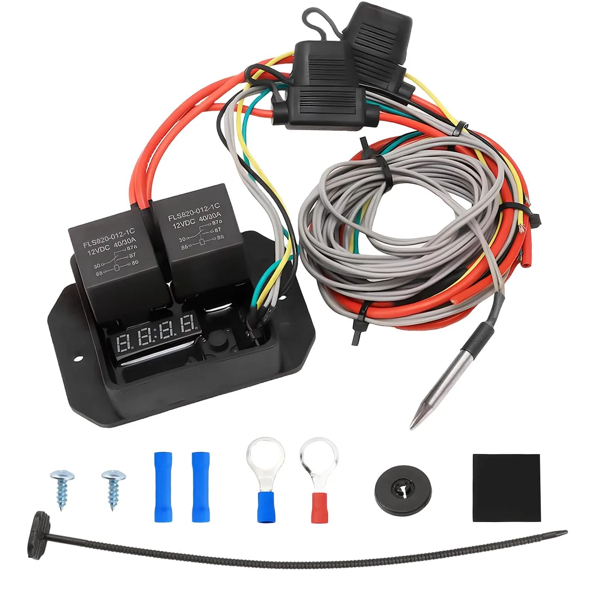  Oriental Power 0444 Radiator Fan Controller Kit 12V/24V 30A 104-230°F — product photo