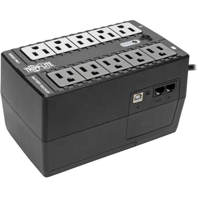 Tripp Lite Tripp Lite 550 VA 300 W UPS 10 Outlets USB RJ11 120 V 50/60 Hz — product photo