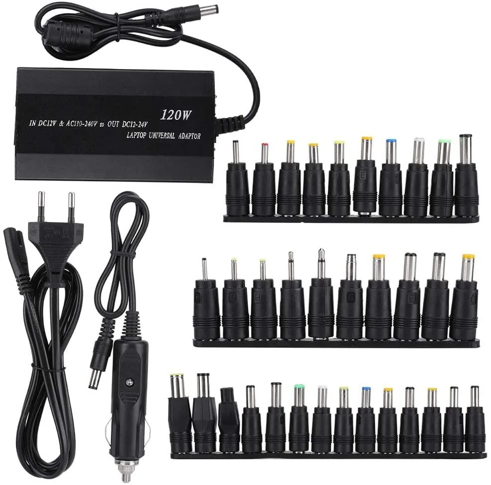 myVolts myVolts Universal Laptop Charger 120W 34 Connectors US Plug — product photo