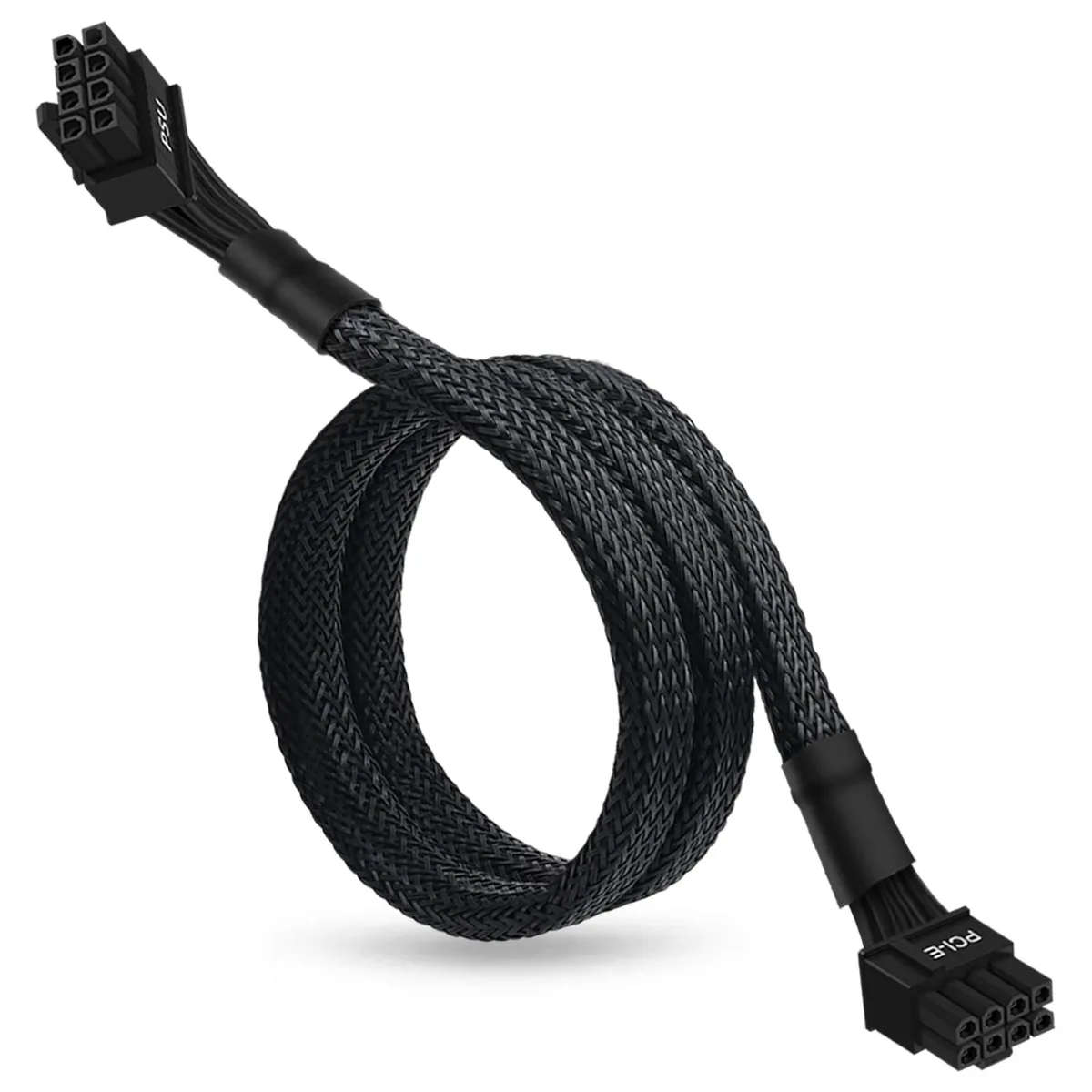  YEZriler 8 Pin PCIe Cable for Corsair PSUs ATX 8 Pin Male to PCIe 6+2 Male Sleeved 25-inch 63cm — product photo