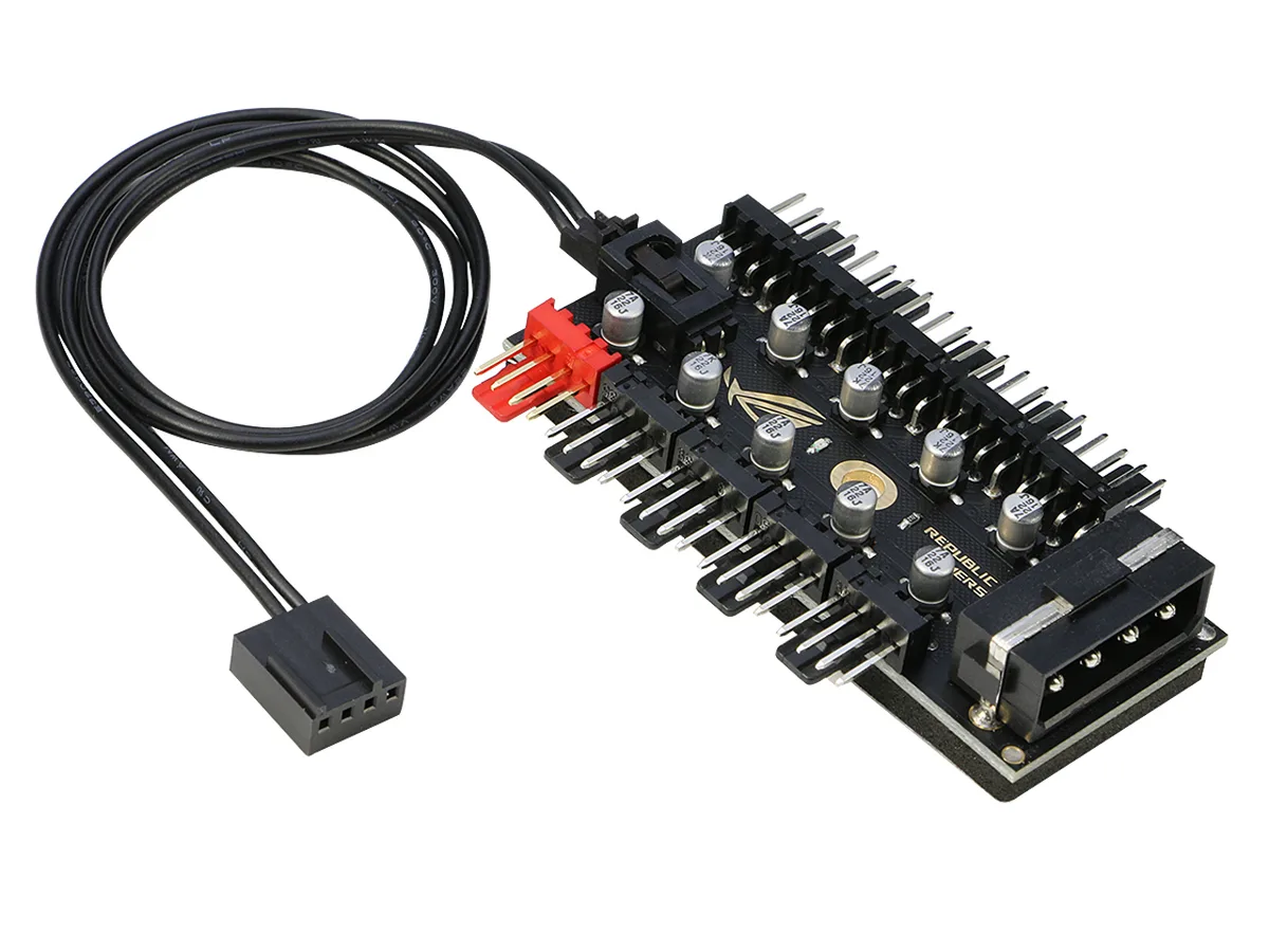 RIITOP RIITOP PWM10-D 1-to-10 PWM Fan Splitter Hub 40cm — product photo