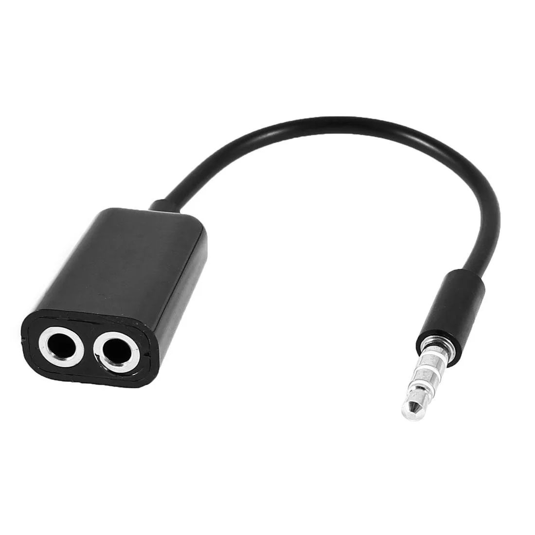 Unique-Bargains Unique-Bargains 3.5mm Male to Dual 3.5mm Female Audio Adapter Black 18cm — product photo