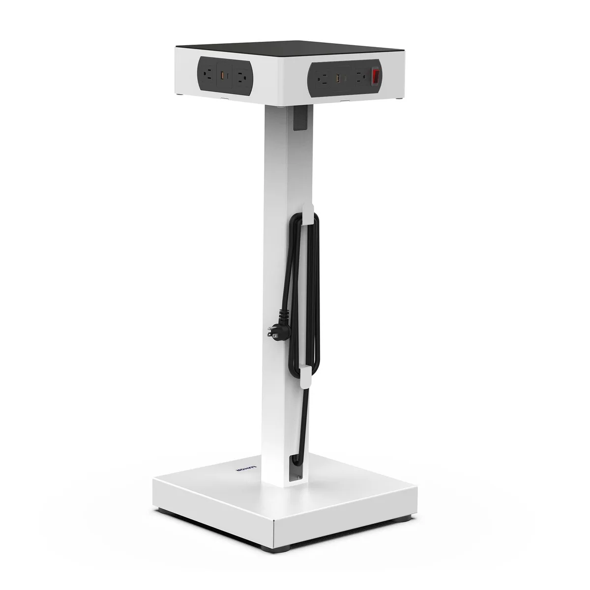 Stand Steady Stand Steady LuxPower Charging Tower White 16 Device 8 AC 8 USB 45W — product photo