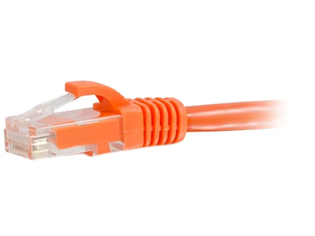 Cables To Go Cables To Go 50840 Cat6a Snagless UTP 5 ft network ethernet cable Orange — product photo