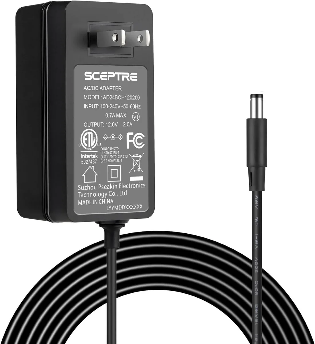 BASEUS BASEUS 12V 2A 24W AC adapter 5.5 x 2.1 mm — product photo