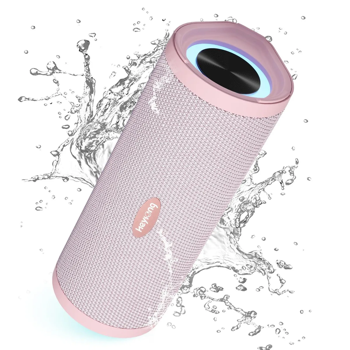 HEYSONG HEYSONG REVERB BT138P portable speaker pink 5000mAh 40h IP67 Bluetooth 5.0 — product photo