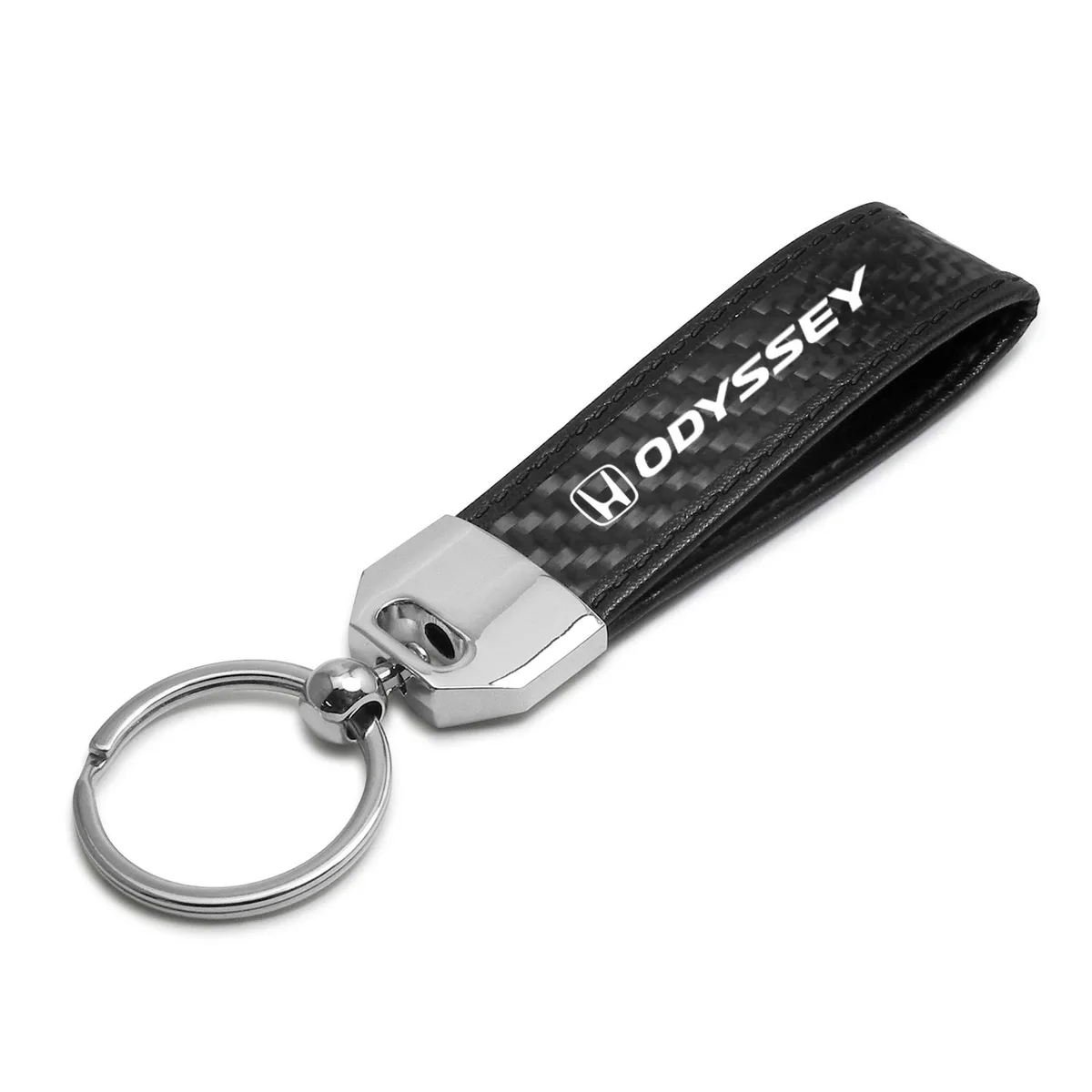 iPick Image, LLC iPick Image, LLC Honda Odyssey Carbon Fiber Leather Key Chain Black Stitching — product photo