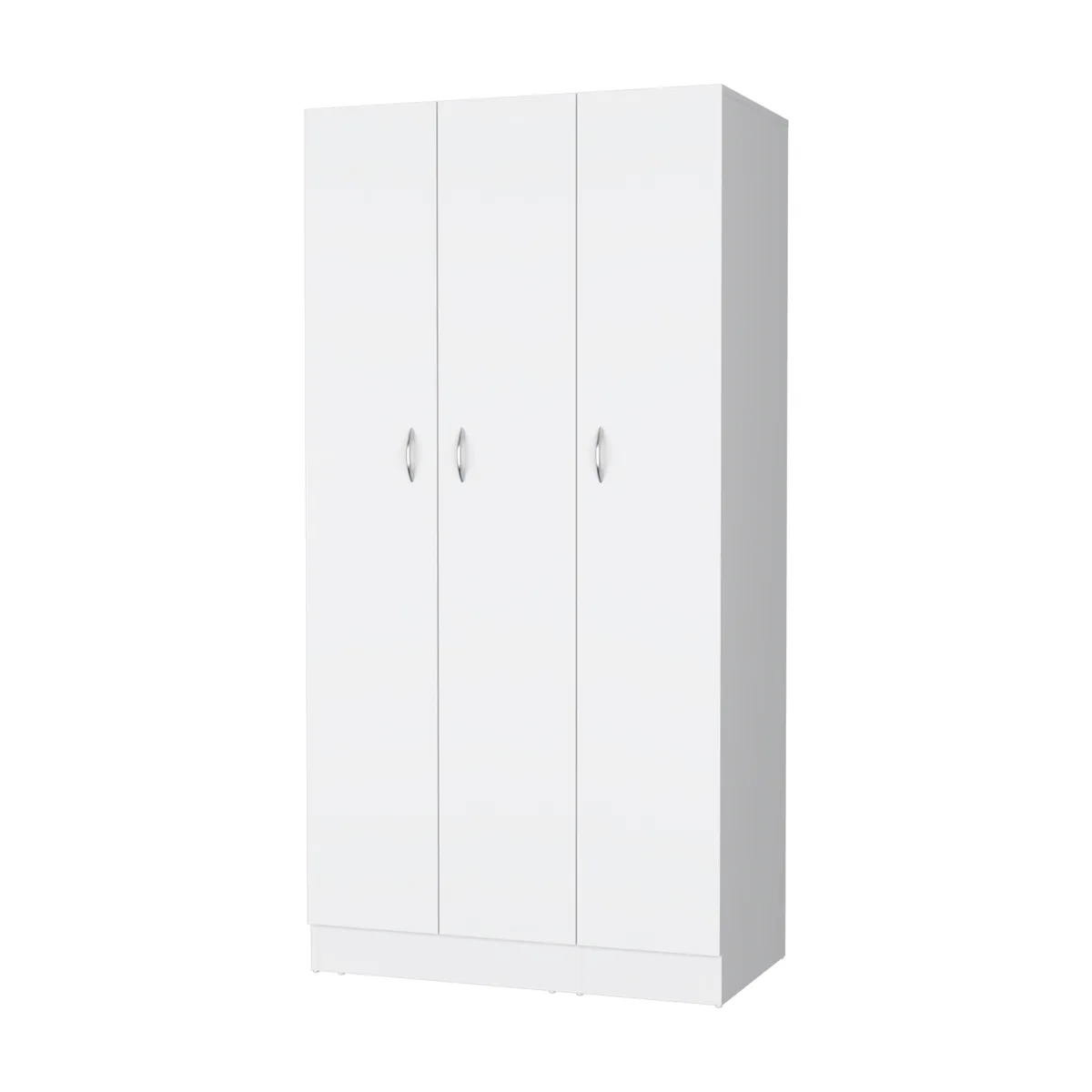 FM FURNITURE FM FURNITURE Casper Wardrobe 3-Door 2-Drawer White FM9031CLB — product photo