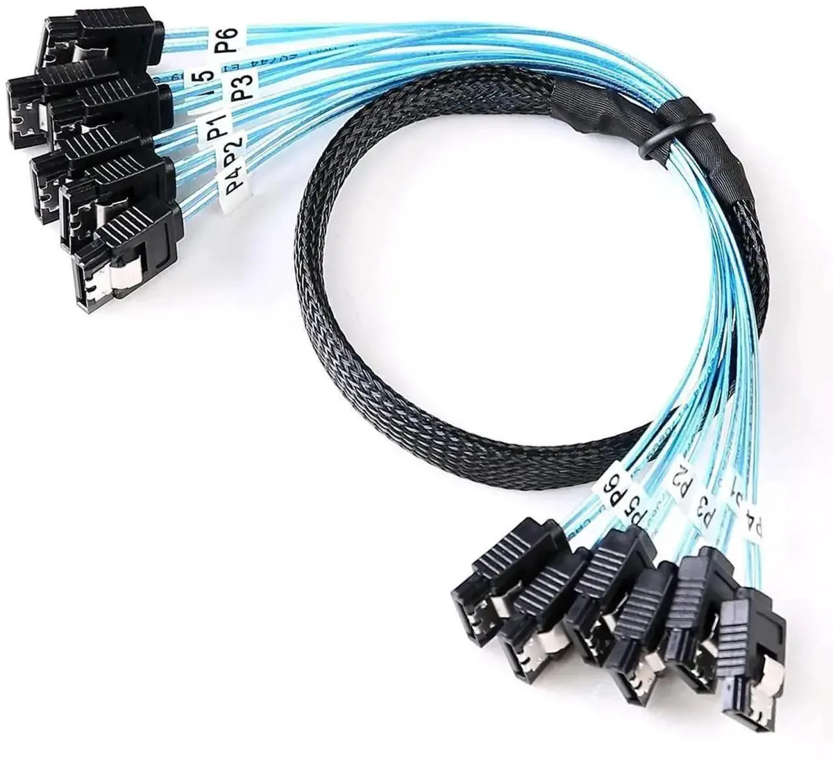 SMUGDESK SMUGDESK 0.5m SATA III cable 6-pack 1.6ft — product photo
