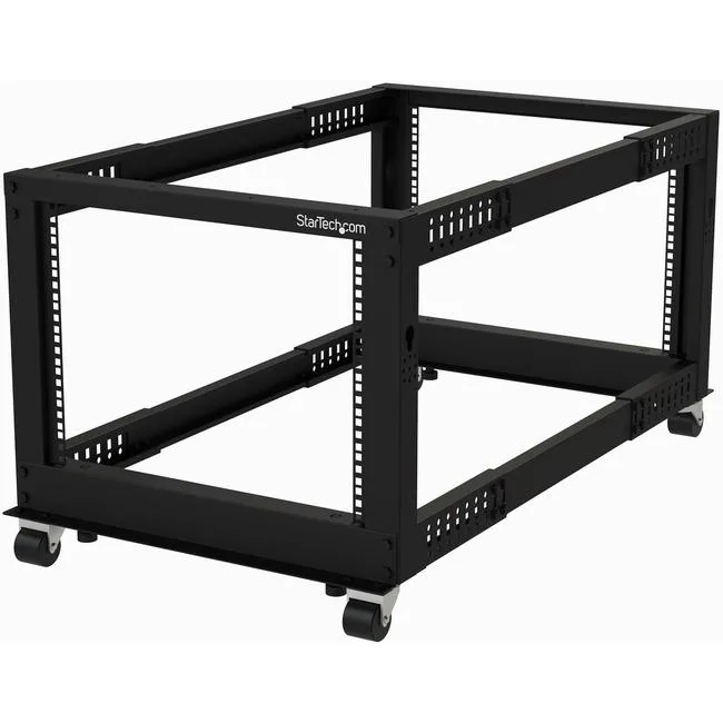 STARTECH STARTECH 4POSTRACK8U 8U 19" 4 Post Open Frame Server Rack — product photo