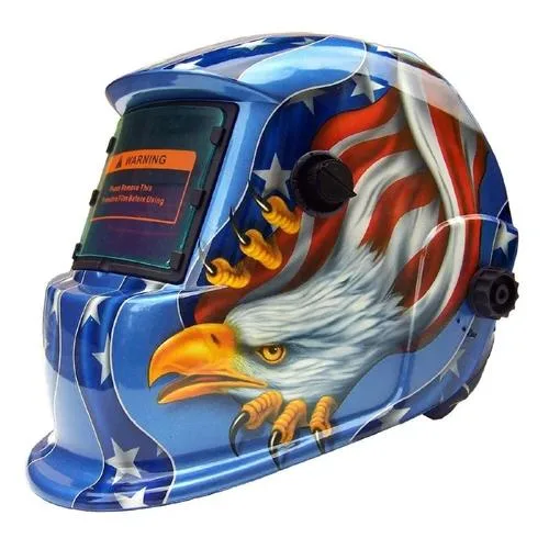 NShi NShi Solar Powered Welding Helmet Pro Auto Darkening Hood Mig Tig Arc Welder Mask — product photo