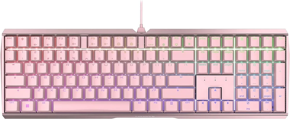 Cherry Cherry MX Board 3.0 S Wired Mechanical Gaming Keyboard MX Silent Red Pink — product photo