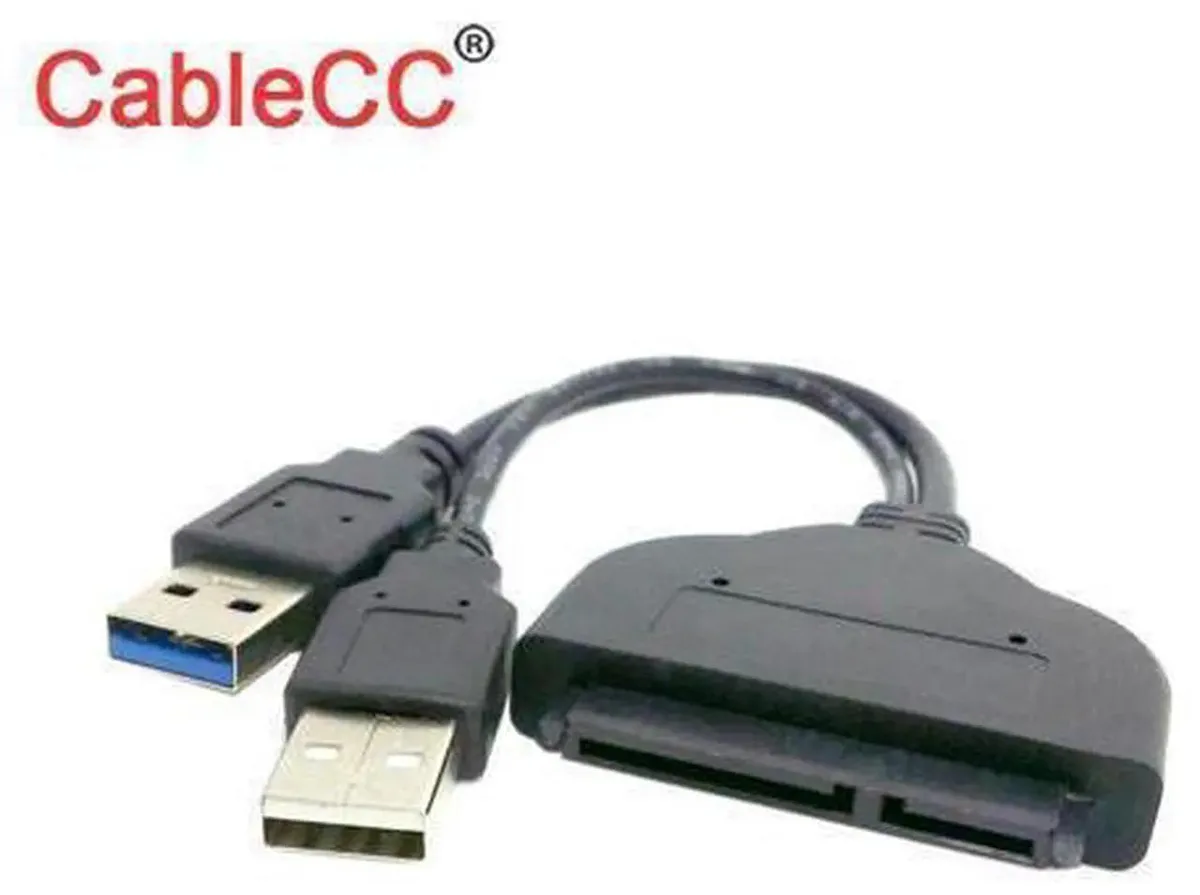 SMUGDESK SMUGDESK USB 3.0 to SATA 22Pin 2.5 Inch HDD SSD Adapter with USB Power Cable — product photo