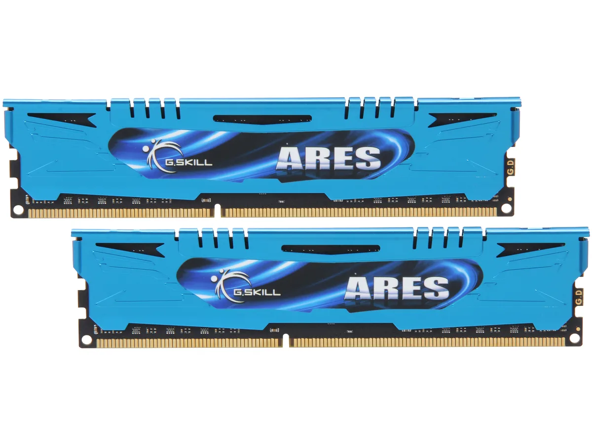 G.SKILL G.SKILL F3-2400C11D-8GAB 8GB (2×4GB) DDR3 2400 CL11 desktop RAM — product photo