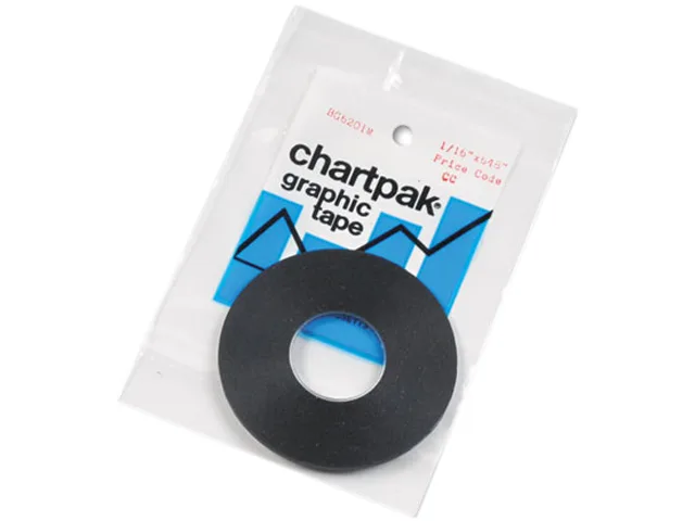 Chartpak Chartpak BG6201M tape 1/16 in x 648 in matte black — product photo