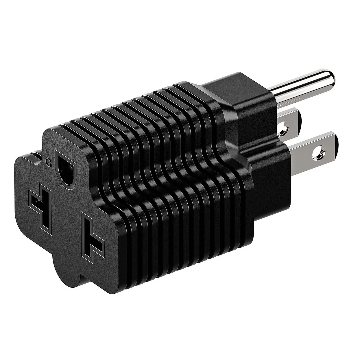 LORDWORLD LORDWORLD 4-in-1 NEMA 5-15P to 5-20R/6-15R/6-20R Adapter — product photo