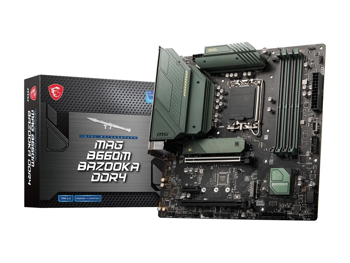MSI MSI MAG B660M BAZOOKA DDR4 Intel motherboard — product photo