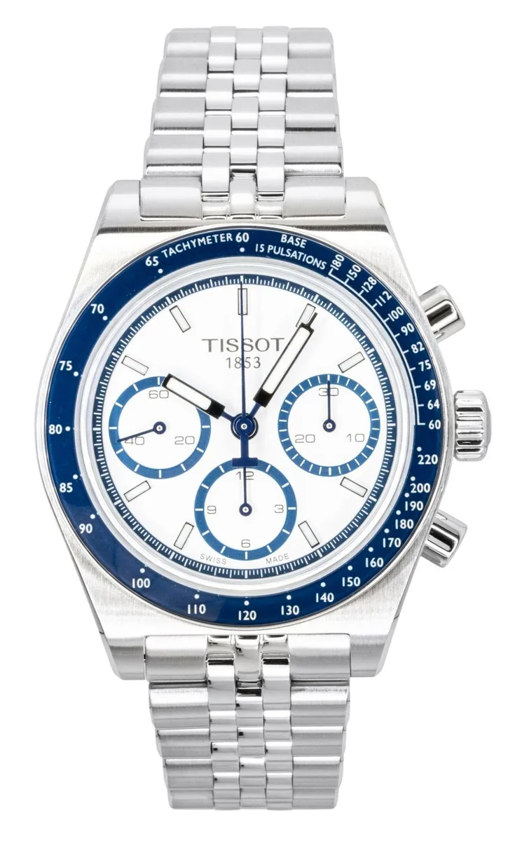 Tissot Tissot PR516 Chronograph White Dial Automatic 41.00 mm 100M Watch — product photo