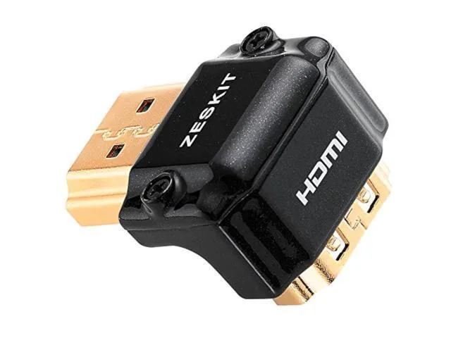 LORDWORLD LORDWORLD HDMI Male to Female Right Angle Adapter SIDE-90/W 18Gbps 4K@60Hz — product photo