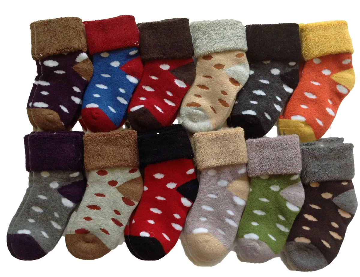Pack of three dotted viscose socks with anti-slip soles