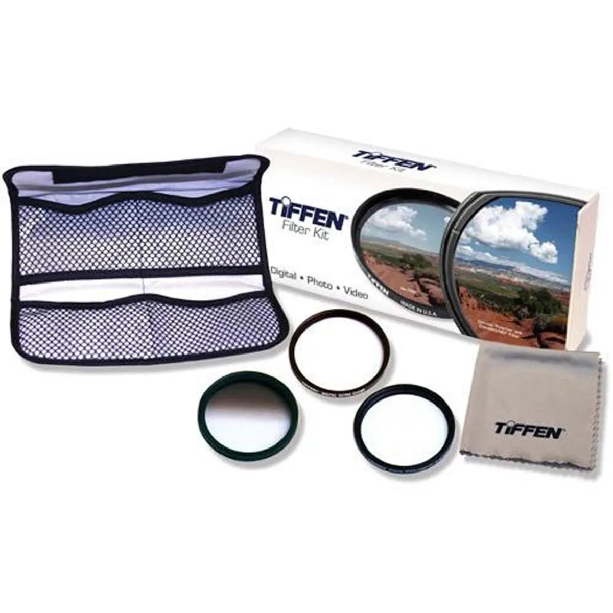 Tiffen Tiffen 58mm Digital Pro SLR Filter Kit with Ultra Clear, Grad ND.6, Pro-Mist 2 — product photo